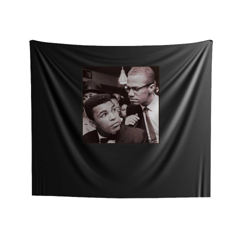 Muhammad Ali And Malcolm A Favorite Of Lebron James Indoor Wall Tapestries