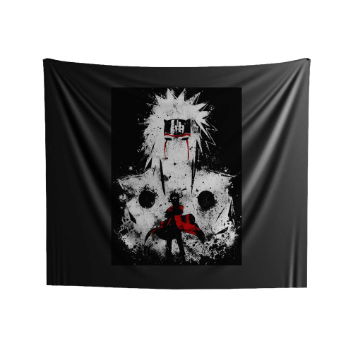 Naruto And Jiraiya The Square Indoor Wall Tapestries