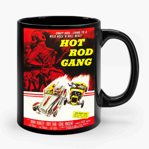 Hot Rod Gang 1950's Ceramic Mug