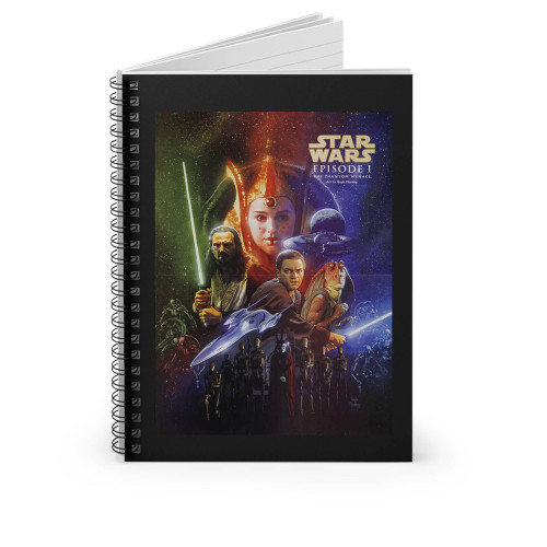 Star Wars Poster Episode I The Phantom Menace Dark Horse George Lucas Spiral Notebook Star Wars Poster Episode I The Phantom Menace Dark Horse George Lucas Spiral Notebook