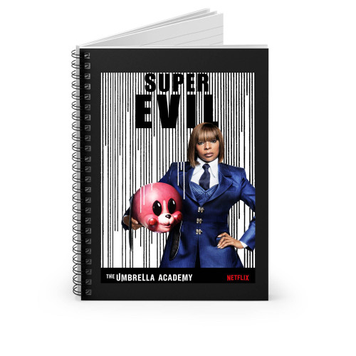 Super Evil The Umbrella Academy Spiral Notebook