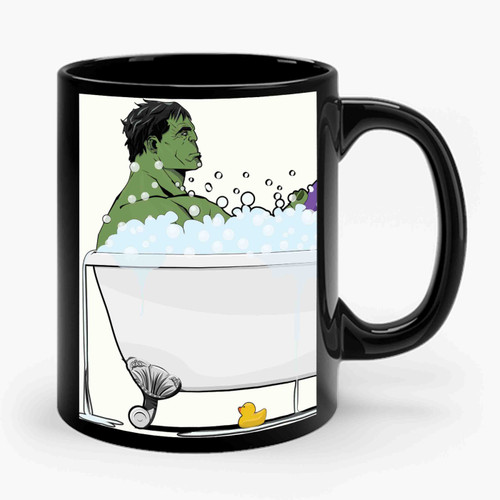 Hulk In The Bath Ceramic Mug