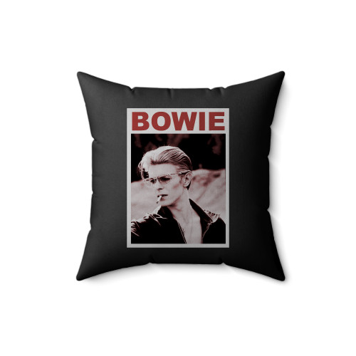 David Bowie Smoke Square Pillow Cover