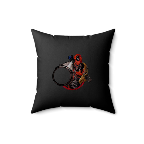Deadpool Shoot Target Square Pillow Cover