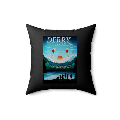 Derry Is Calling It Chapter 2 Square Pillow Cover