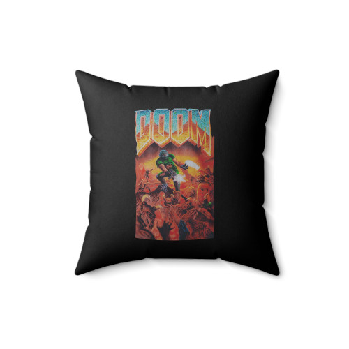 Doom Hell On Mars Square Pillow Cover