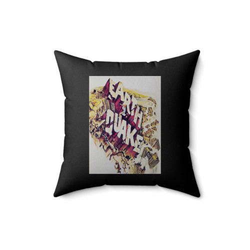 Earthquake Art Square Pillow Cover