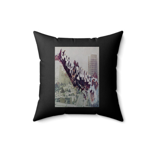 Earthquake Movie Art Square Pillow Cover
