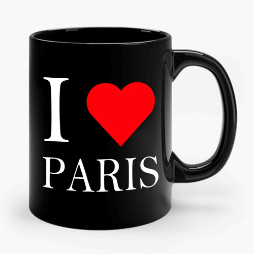 I Love Paris Ceramic Mug