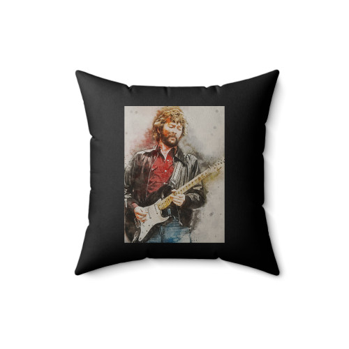 Eric Clapton Music Legends Square Pillow Cover