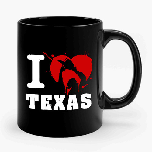 I Love Texas Ceramic Mug