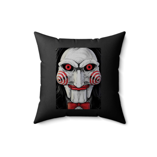 Face Saw Movie Square Pillow Cover