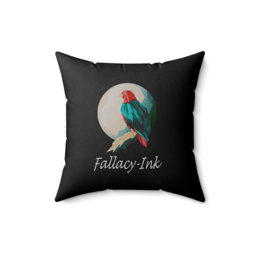 Fallacy-Ink Square Pillow Cover