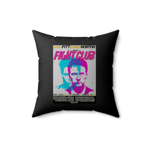 Fight Club 2 1 Square Pillow Cover