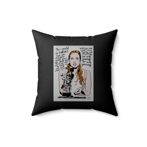 Fiona Apple Vma This World Is Bulls Square Pillow Cover