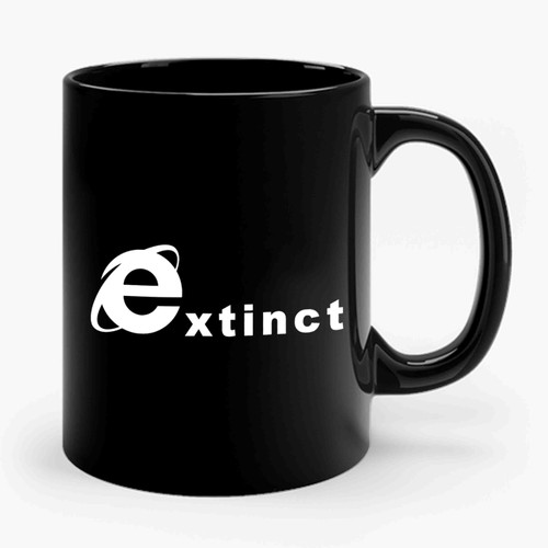 Extinct 90s Internet Explorer Ceramic Mug
