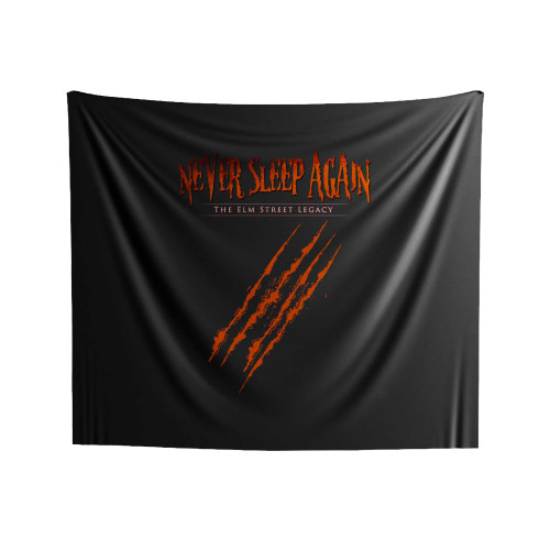 Never Sleep Again Fire Indoor Wall Tapestries