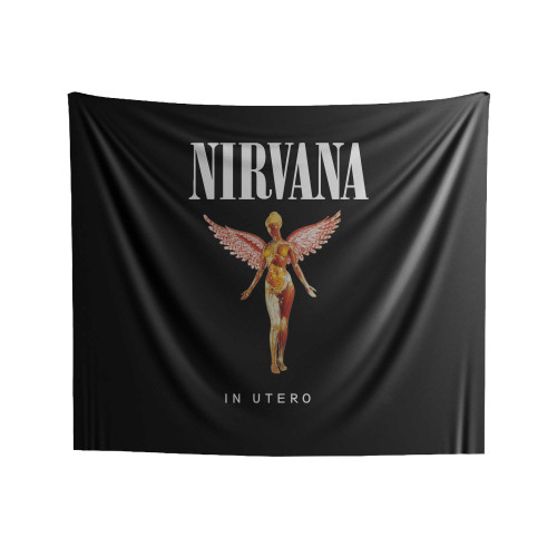 Nirvana In Utero Indoor Wall Tapestries