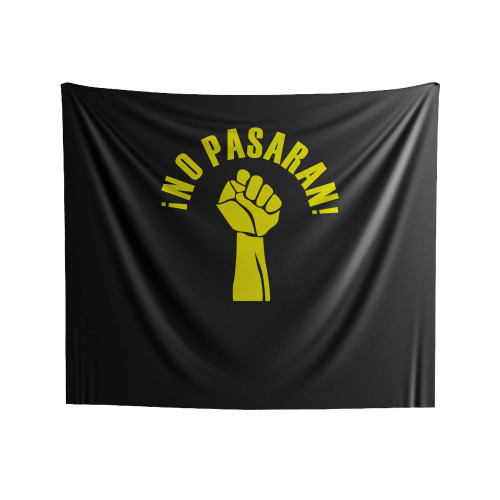No Pasaran! They Shall Not Pass Indoor Wall Tapestries