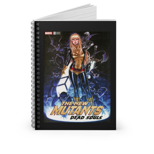 The New Mutants Dead Souls 1 Mark Brooks Trade Dress Spiral Notebook