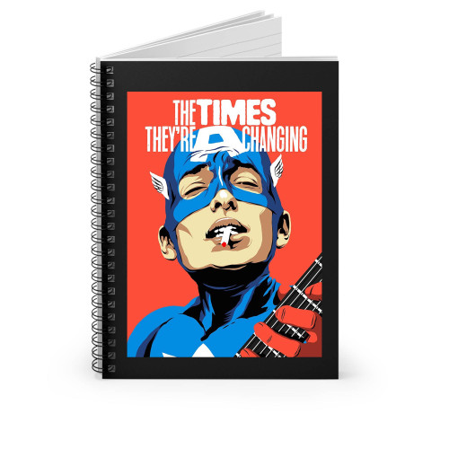 The Times They're Changing Spiral Notebook