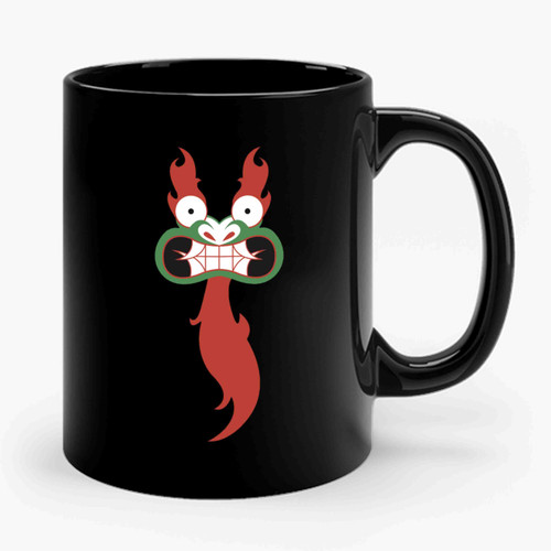 Face Dragon Samurai Jack Ceramic Mug