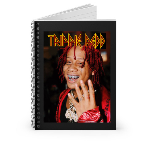 Trippie Redd Middle Finger Logo Spiral Notebook