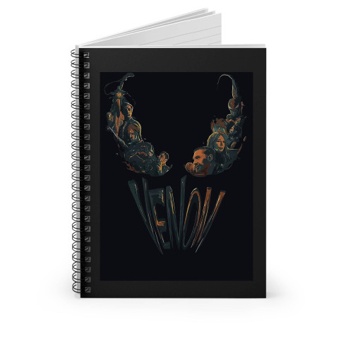 Venom Cartoon Spiral Notebook