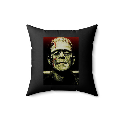 Frankenstein Monste Rgreen Square Pillow Cover