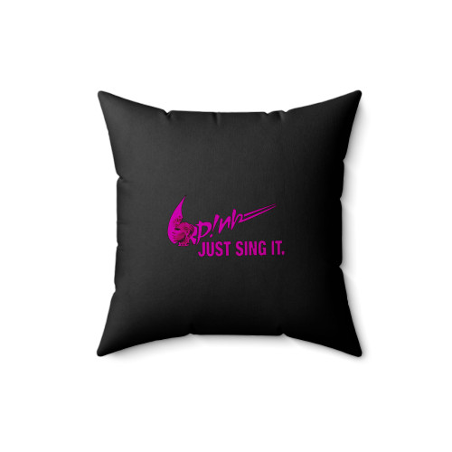 Freeship Pink Just Sing It Square Pillow Cover