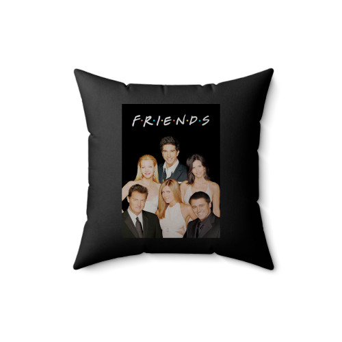 Friends Tv Show Together Square Pillow Cover