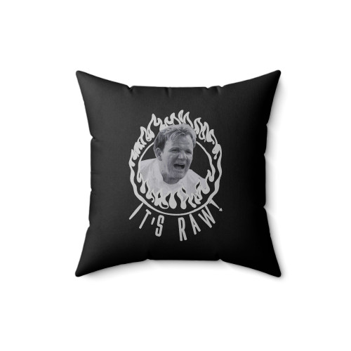 Gordon Ramsay Hell's Kitchen Nightmares It's Raw Square Pillow Cover Gordon Ramsay Hell's Kitchen Nightmares It's Raw Square Pillow Cover