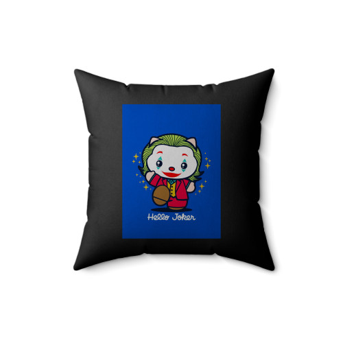 Hello Joker Cute Square Pillow Cover