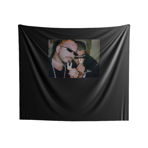 Oasis J Balvin And Bad Bunny Indoor Wall Tapestries
