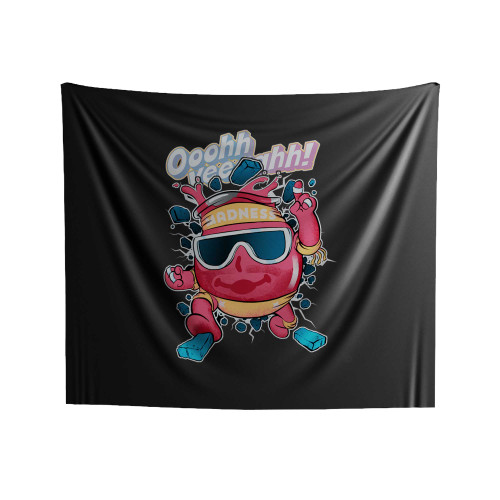 Ooohh Yeeeaahh Madness Drinks Macho Man Indoor Wall Tapestries