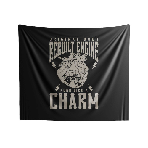 Original Body Rebuilt Engine Indoor Wall Tapestries