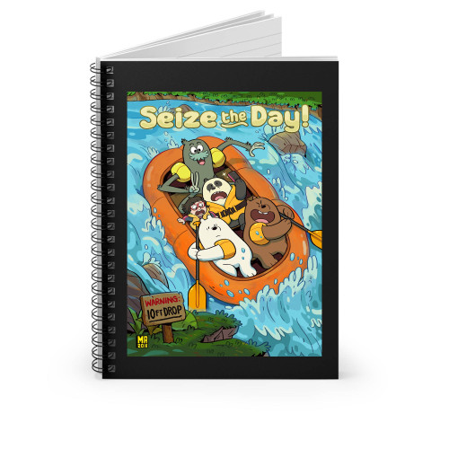 We Bare Bears Seize The Day Spiral Notebook
