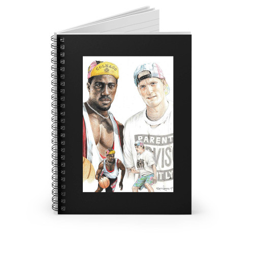 White Men Can't Jump Movie Retro Spiral Notebook