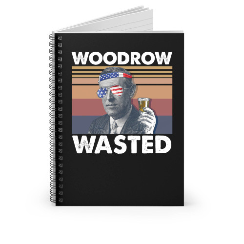 Woodrow Wasted Spiral Notebook