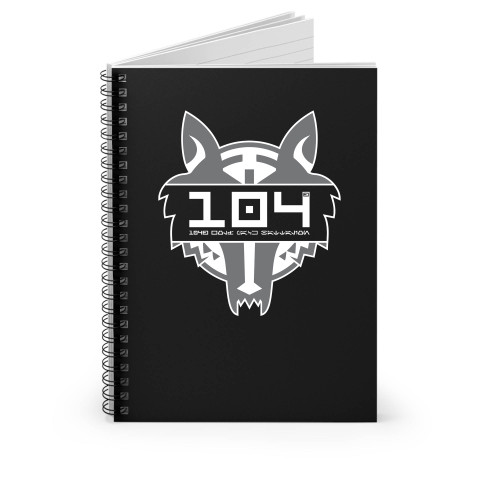 104Th Wolf Pack Battalion Spiral Notebook