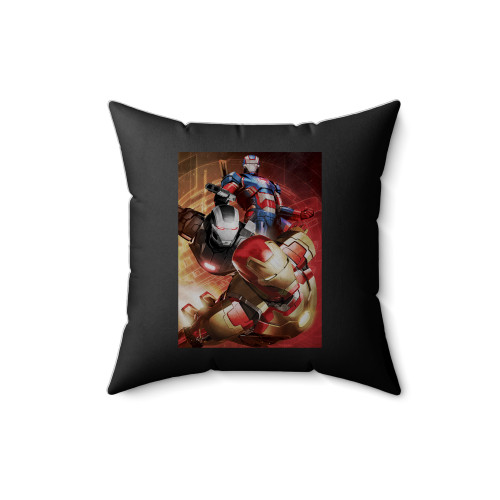 Ironman Armor Movie Square Pillow Cover