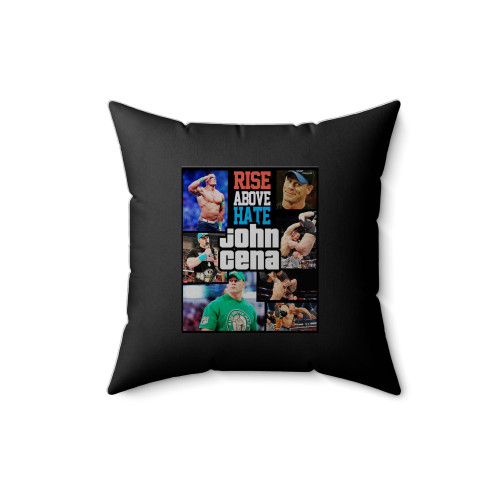 John Cena Never Give Up Square Pillow Cover