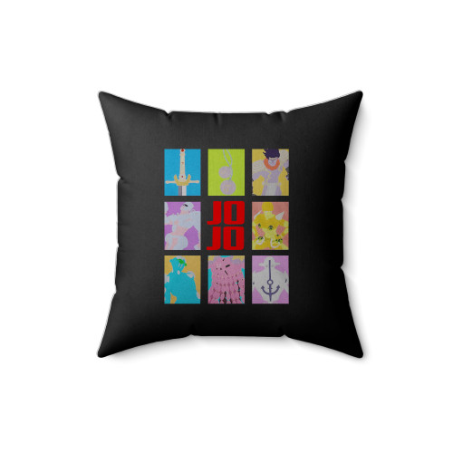 Jojo's Bizarre Adventure Art Square Pillow Cover