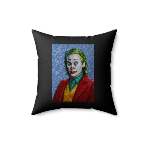 Joker Photoshot Van Gogh Background Square Pillow Cover