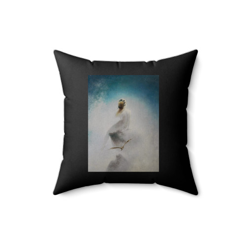 Karl Wilhelm Diefenbach Question To The Stars Square Pillow Cover