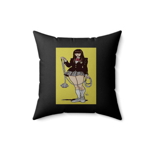 Kill Bill Gogo Yubari District Made Ladies Perfect Weight Crew Square Pillow Cover