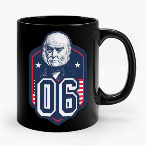 John Quincy Adams Sixth President Ceramic Mug
