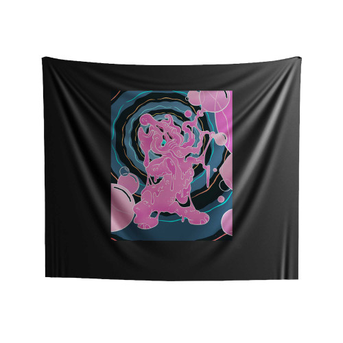 Pink Elephant Funny Indoor Wall Tapestries