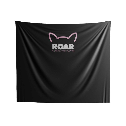 Pink Pussy Roar Women's March Alliance Indoor Wall Tapestries