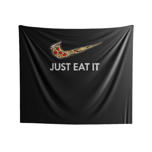 Pizza Just Eat Indoor Wall Tapestries